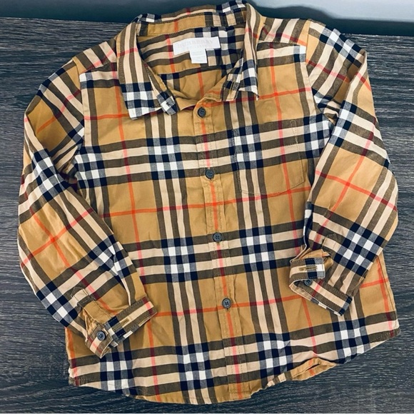 Toddler Burberry Button Down Shirt (2Y/2T) - Picture 5 of 5